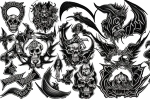 morbid angel altars of madness vortex tattoo idea