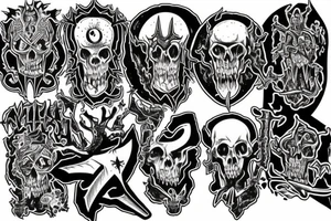 morbid angel altars of madness vortex tattoo idea