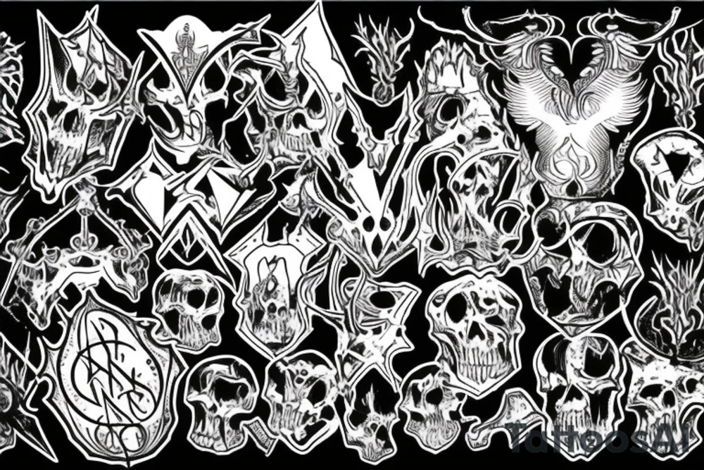 morbid angel altars of madness vortex tattoo idea