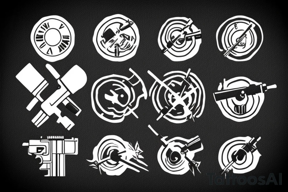 Rifle Shooting tattoo idea