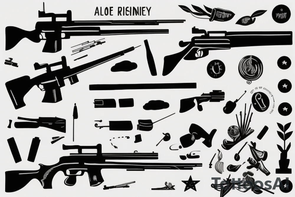 Rifle Shooting tattoo idea