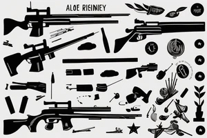 Rifle Shooting tattoo idea