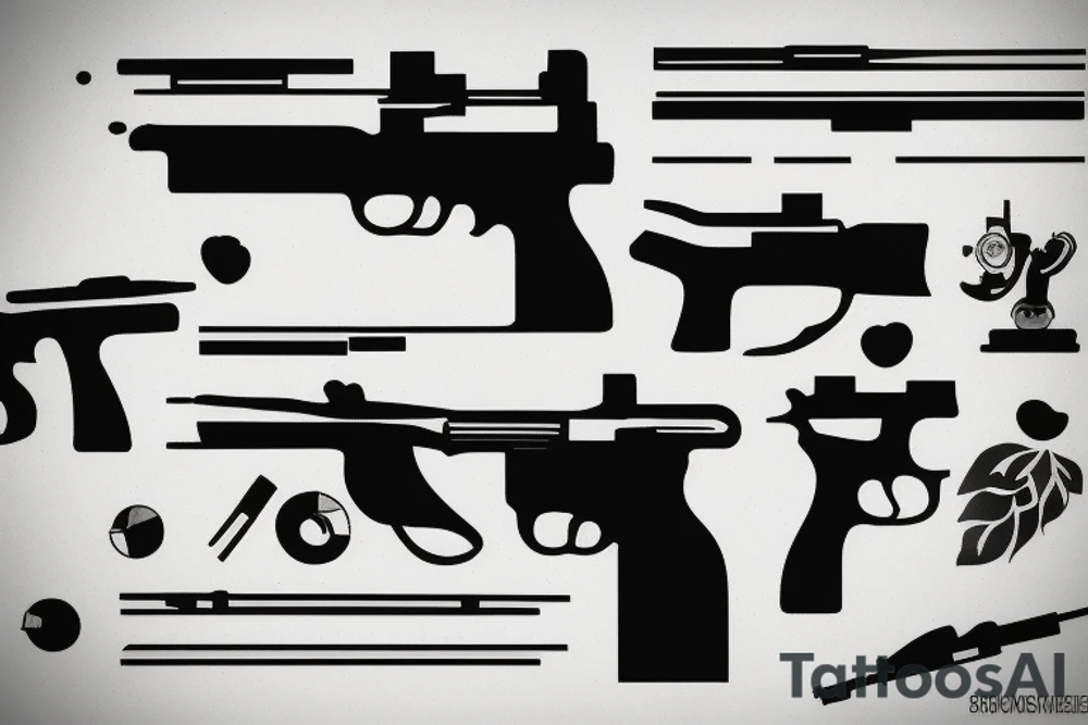 Rifle Shooting tattoo idea