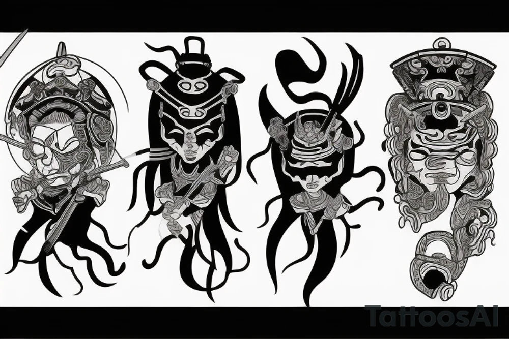 Samurai tattoo idea