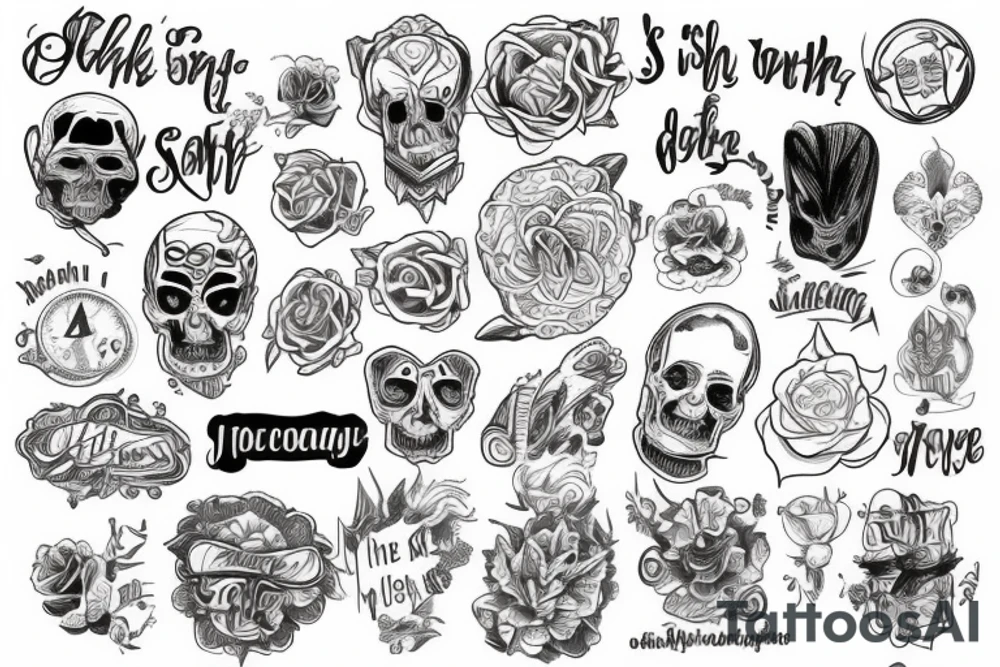 "Tis is the right path" tattoo idea