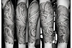 a tattoo saying "this is the right path" tattoo idea