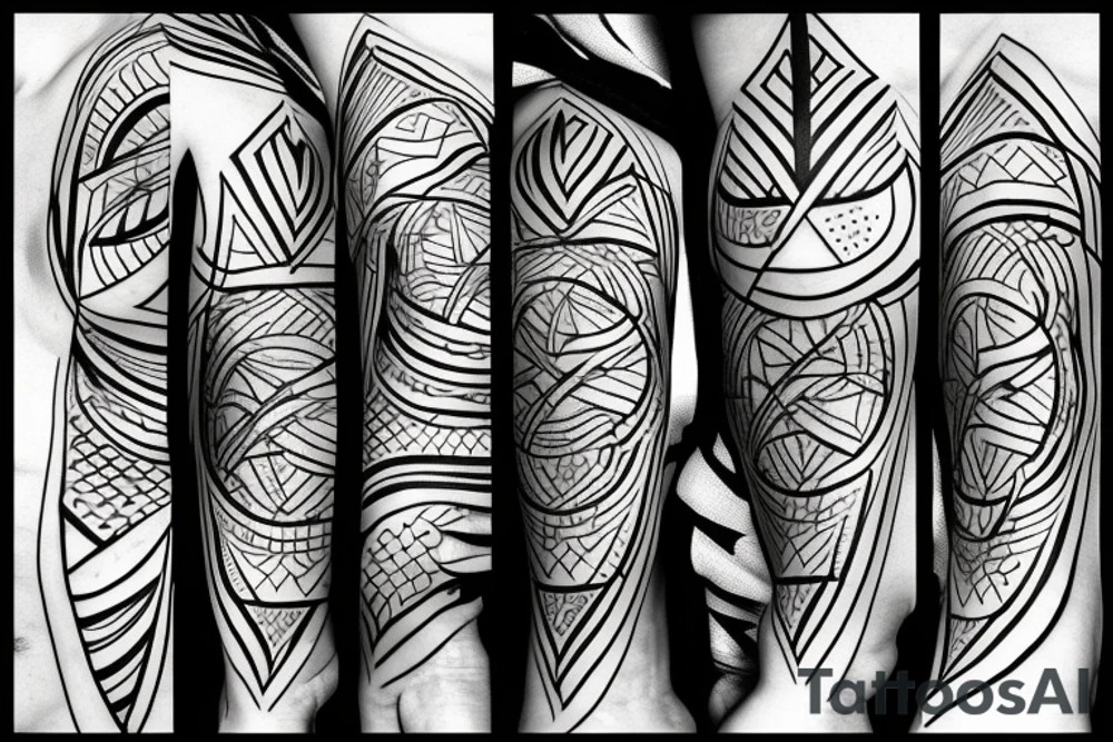 Arrows crossed tattoo idea