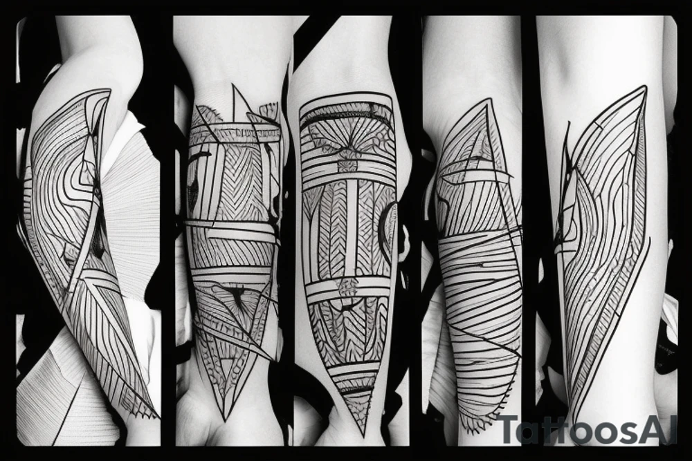 Arrows crossed tattoo idea