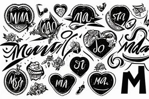 A? sto? mama tata glazba trenirka tattoo idea