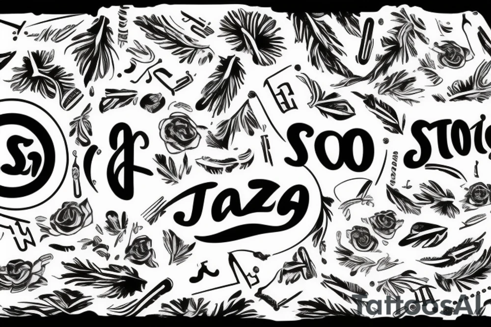 A? sto? glazba trenirka tattoo idea