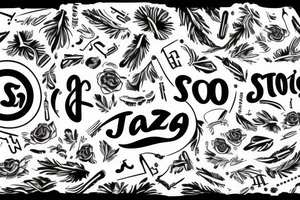 A? sto? glazba trenirka tattoo idea