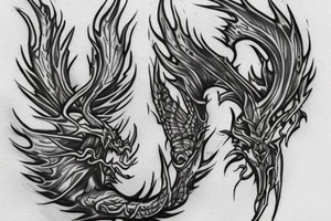 Franzied
 flame from elden ring tattoo idea
