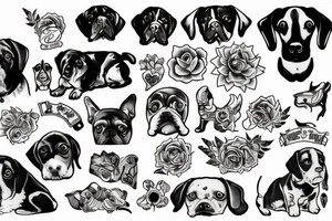 dog tattoo idea