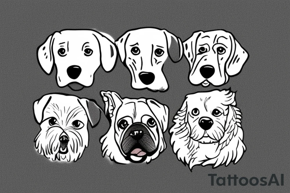 dog tattoo idea