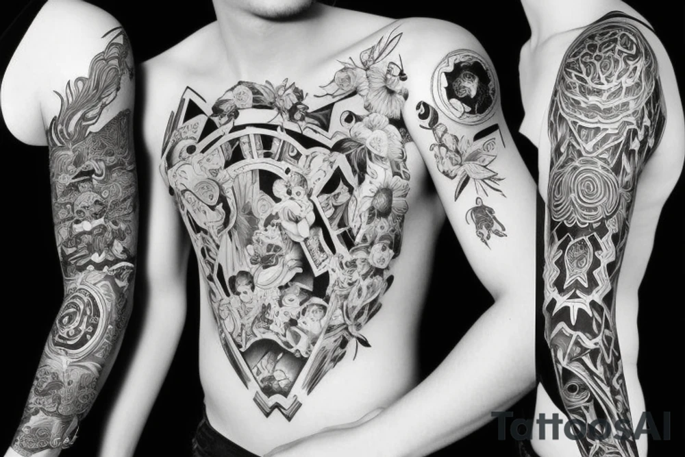 Couple Tattoo Family Love tattoo idea