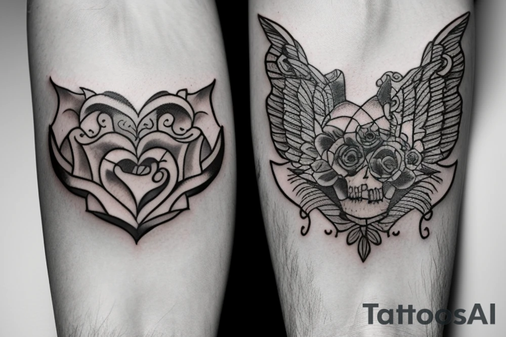 Couple Tattoo Family Love tattoo idea