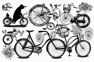 bicycle tattoo idea