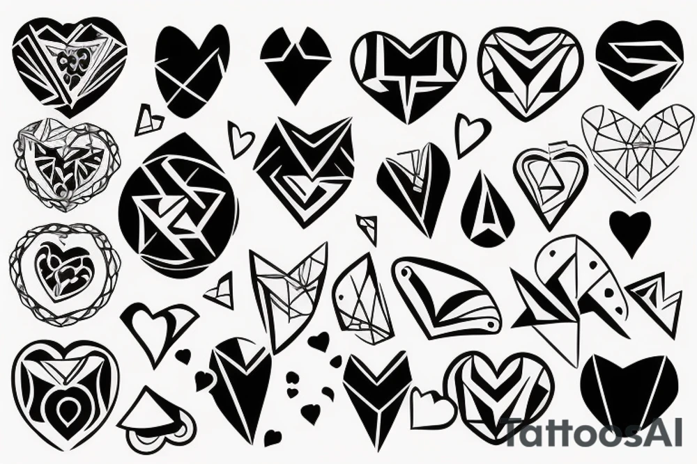 Heart tattoo idea