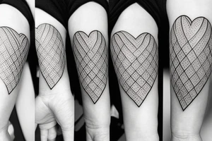 Realistic Heart tattoo idea
