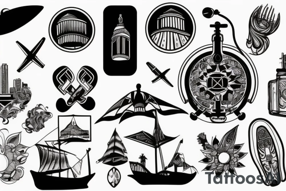 Travel tattoo idea