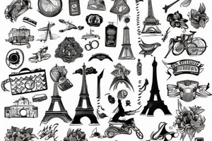 Something related to travel and should be bold tattoo idea