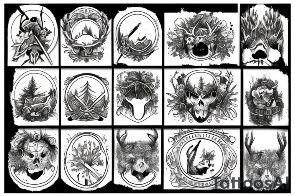 Woodsman tattoo idea
