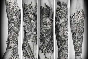 Forest tattoo idea