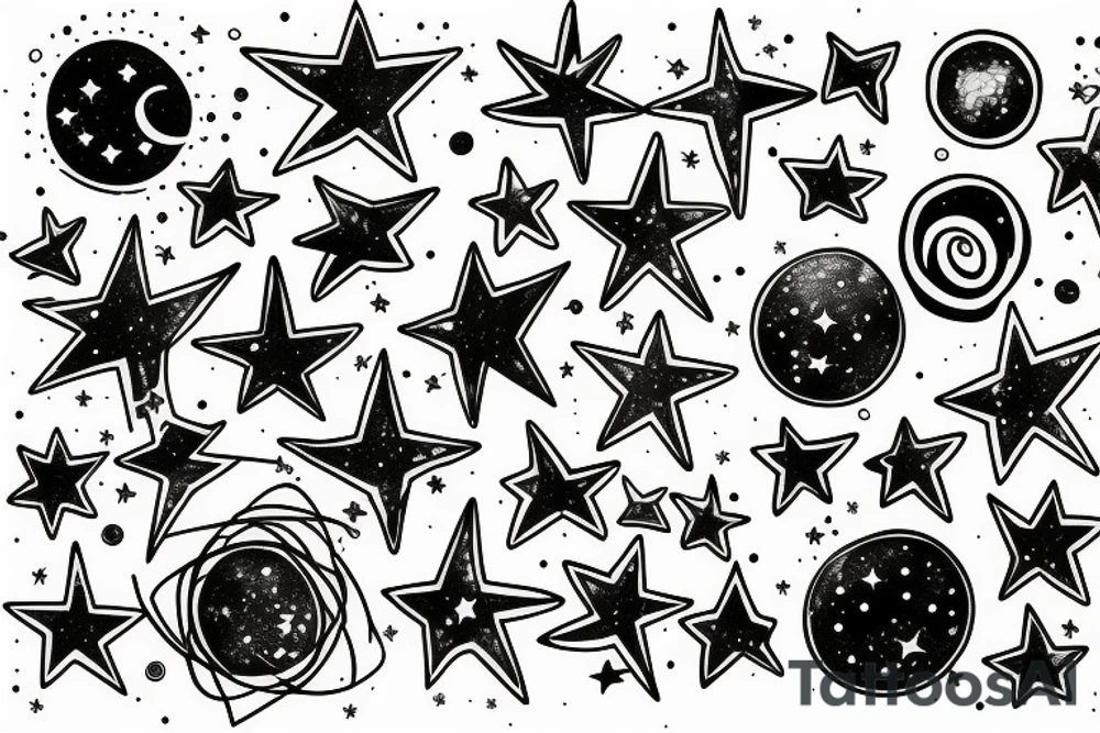 Gemini constellation tattoo idea