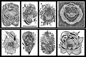 abstract image of the meaning of life tattoo idea