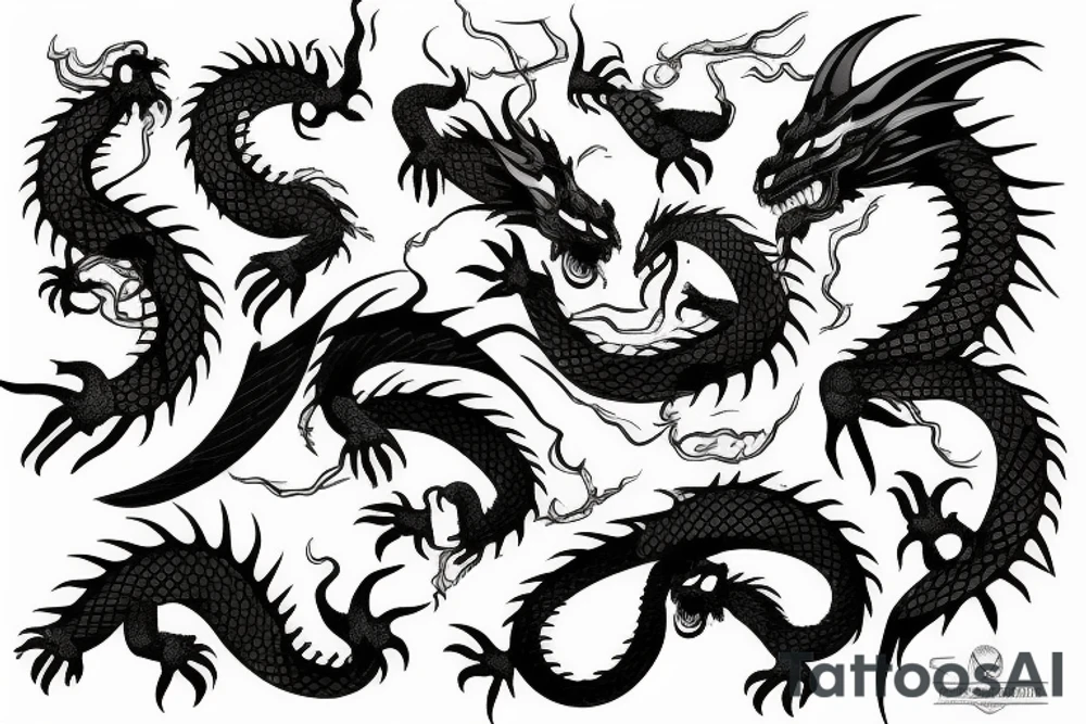 For men dragon tattoo idea