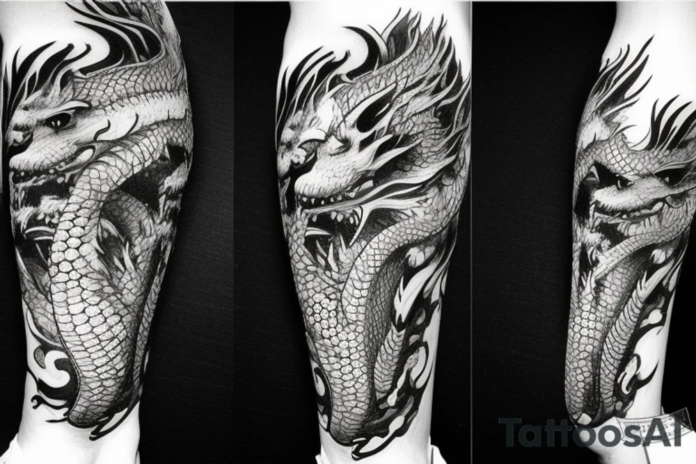 For men dragon tattoo idea