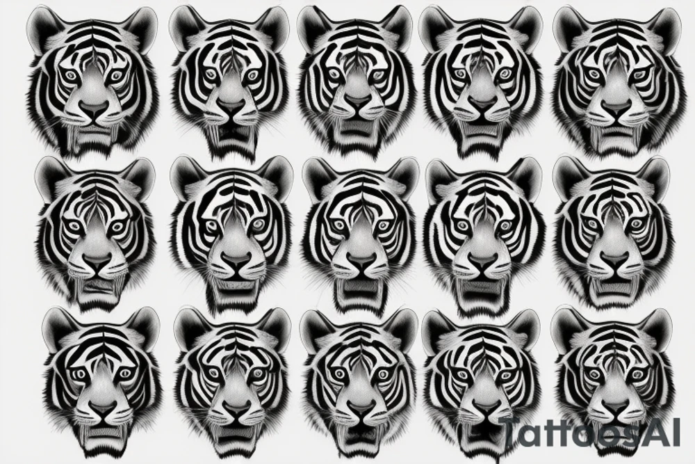 For men tiger tattoo idea