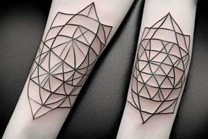 Hexagon tattoo idea