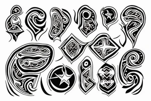 Greek anphora with stars and smoke coming out of it. tattoo idea