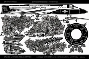 british airways concorde tattoo idea
