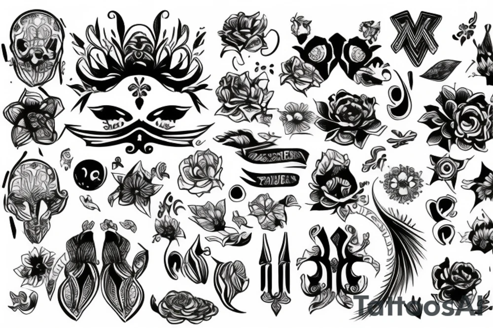 Молния tattoo idea