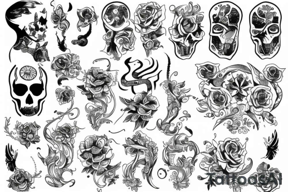 Молния tattoo idea