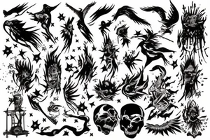 Freedom, wandering, disciplined chaos tattoo idea