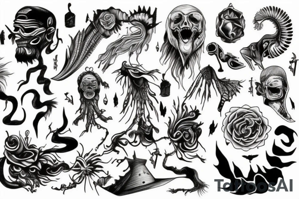 Freedom, wandering, disciplined chaos tattoo idea