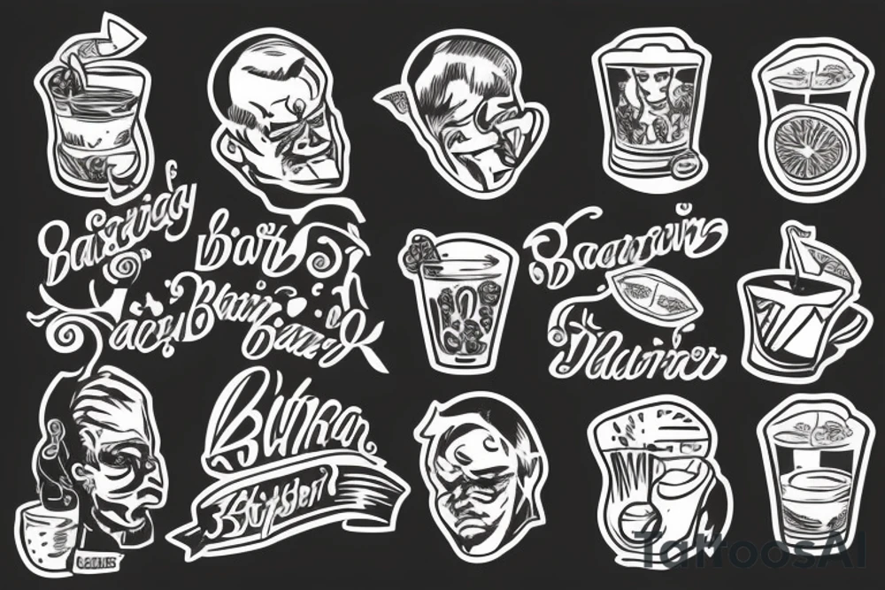 bartender tattoo idea