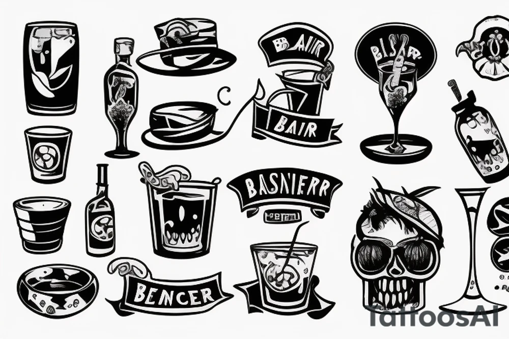 bartender tattoo idea