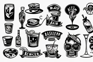 bartender tattoo idea