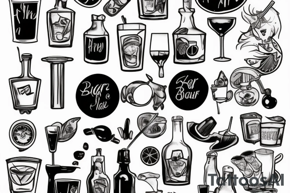 bartender tattoo idea
