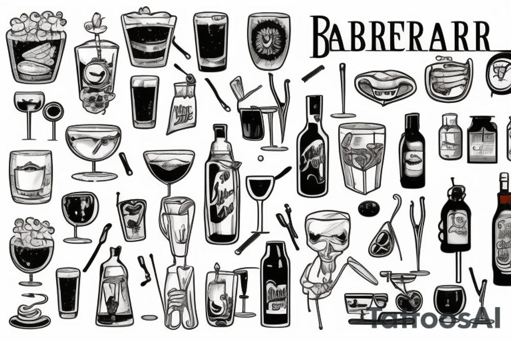 bartender tattoo idea