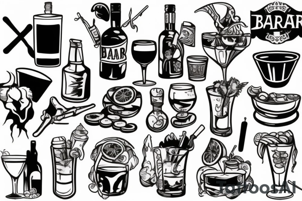 bartender tattoo idea