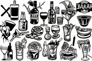 bartender tattoo idea