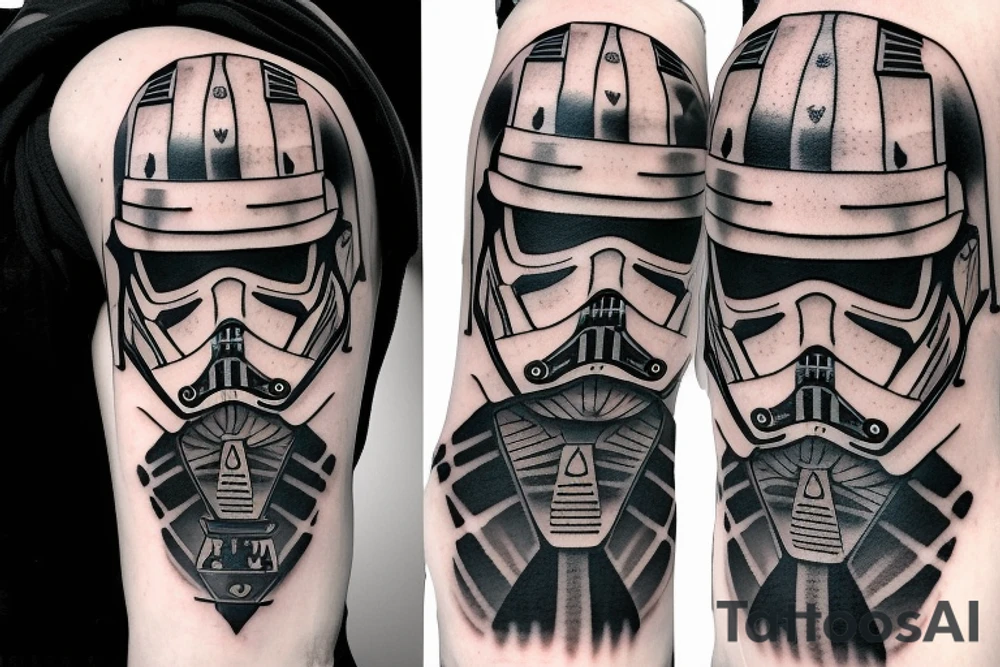 sith lord tactical trooper scary tattoo idea