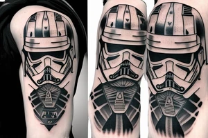 sith lord tactical trooper scary tattoo idea