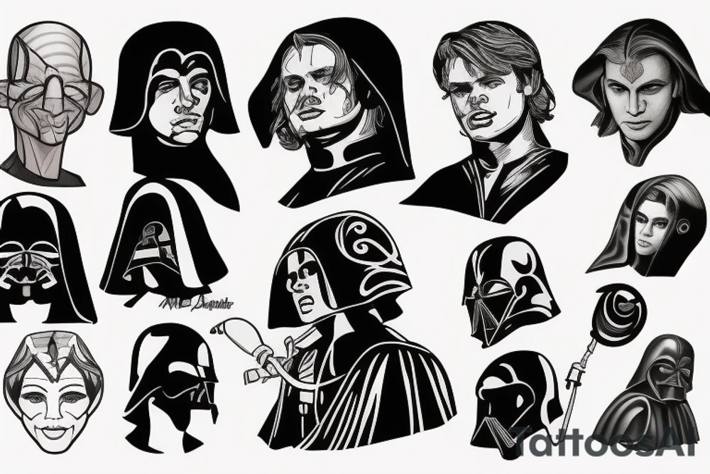 anakin skywalker tattoo idea