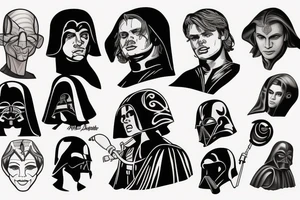 anakin skywalker tattoo idea